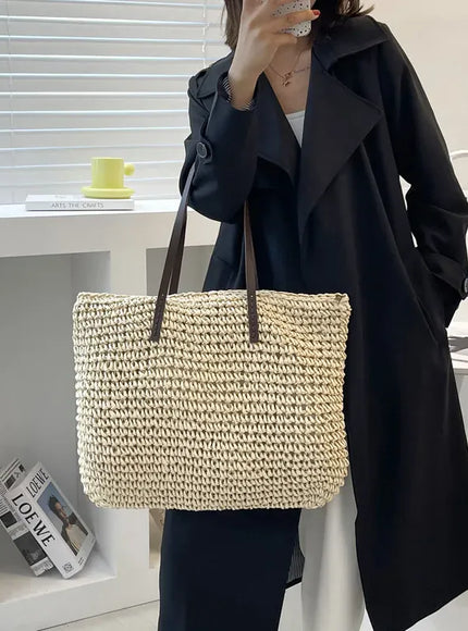 Handbag – Beach Rattan Woven