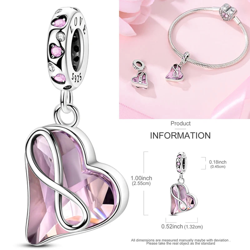925 Sterling Silver Tree of Life Bead Luminous Firefly Dangle Butterfly Charms Fit Original Bracelet DIY Jewelry Gift for Women