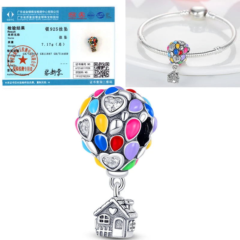 925 Sterling Silver Tree of Life Bead Luminous Firefly Dangle Butterfly Charms Fit Original Bracelet DIY Jewelry Gift for Women