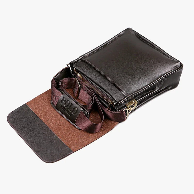 Men's Trendy Inclined Shoulder Bag Leisure Business Single Shoulder Polo Vertical Bag