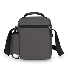 Mens Nylon Crossbody Bag Wear Resistant Multi Compartments Adjustable Strap For Hiking Cycling Work Errands Outdoor Daily Carry