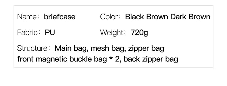 Mens Business Briefcase Large Capacity PU Leather Laptop Bag Fashion Crossbody Shoulder Tote Bag for Work Office