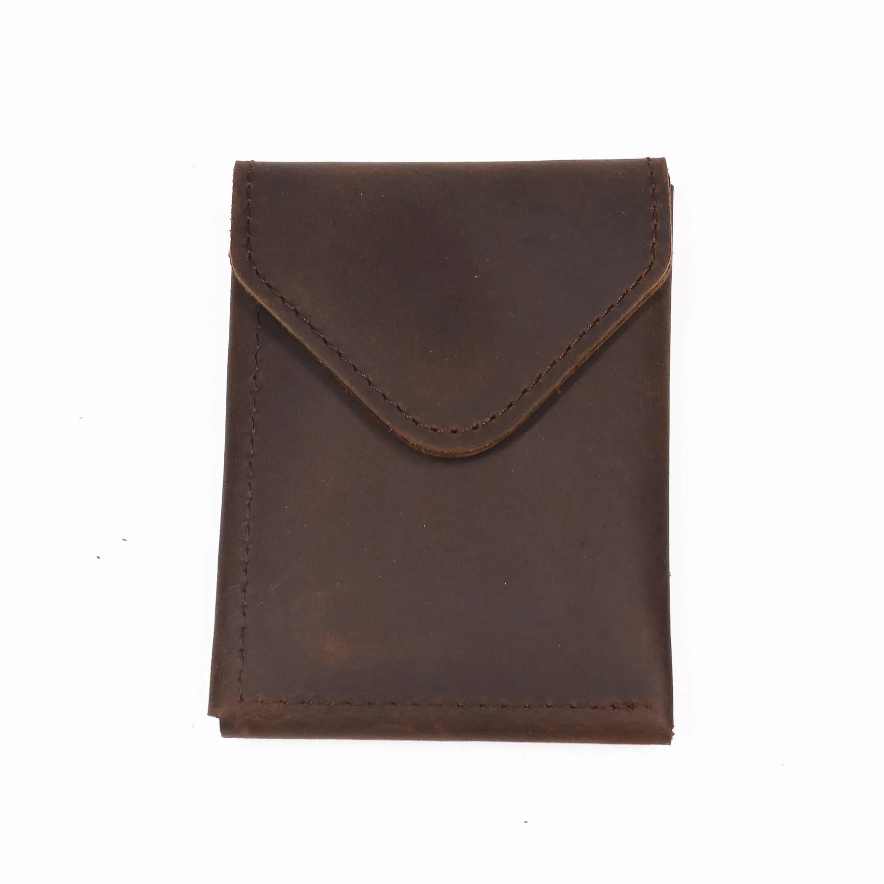 Genuine Leather Wallet For Men Male Real Cowhide Short Slim Minimalist Men's Cash Wallet Credit Card Holder With Flap Closure