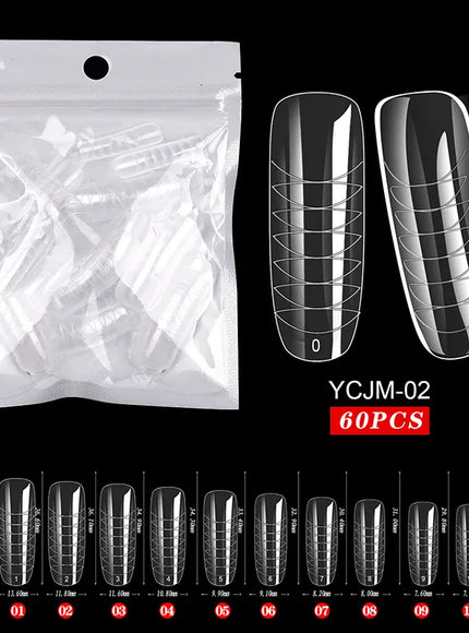 [KissIcon] Extension False Nails - Full Cover Acrylic