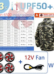 12V 4Fan Camo / 4XL(92-100 kg)