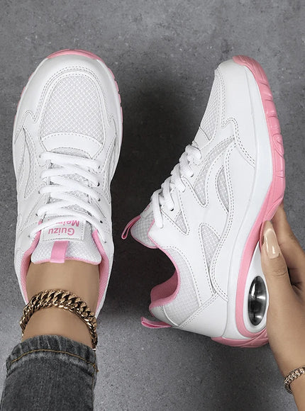 Shoes for Women Sneaker Air Cushion Casual Walking Shoes Wedges Wedges Chunky Hiking Woman Sports Shoes Light Mesh Breathable