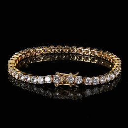 Hip Hop Jewelry 1 Row Iced Out Tennis Chain Bling CZ Men Diamond Cubic Zirconia Choker Necklace Women Drop Shipping