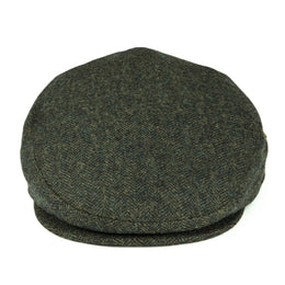 VOBOOM Wool Tweed Herringbone Irish Cap Men Women Beret Cabbie Driver Hat Newsboy Caps Golf Ivy Flat Hats Green Navy Black
