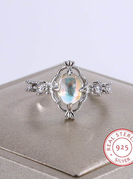 KissIcon S925 Moonstone Ring For Women - Engagement Gift
