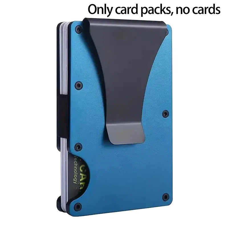 Minimalist Wallet For Men & Women - Slim RFID Wallet, Scratch Resistant, Credit Card Holder & Money Clip, Easily Removable Money