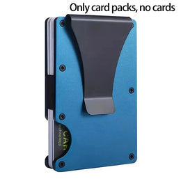 Minimalist Wallet For Men & Women - Slim RFID Wallet, Scratch Resistant, Credit Card Holder & Money Clip, Easily Removable Money