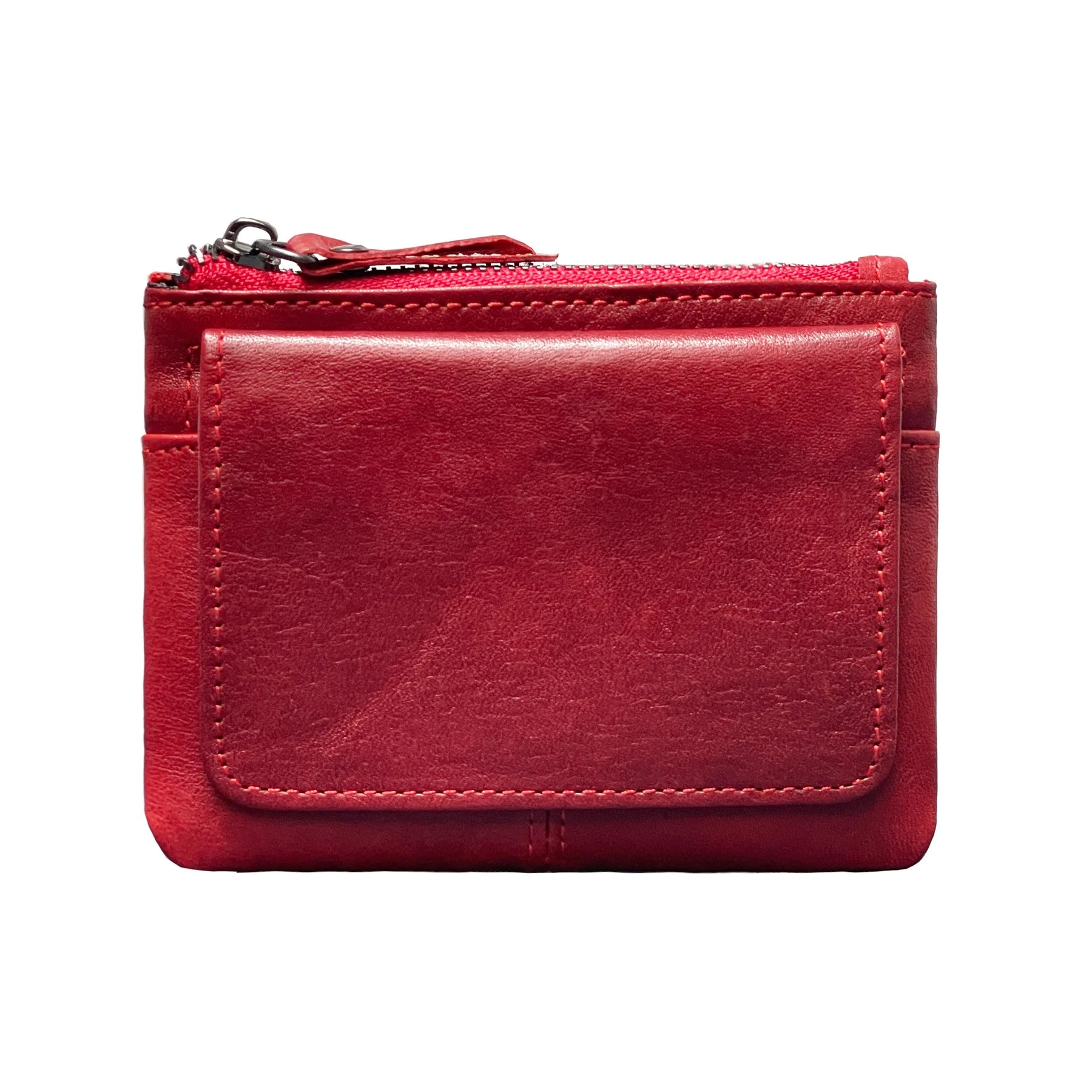 New Cow Leather Women's And Men's Card Bag Coin Purse Slim Credit Card Holder Wallet For Men and Women ID Card Pocket