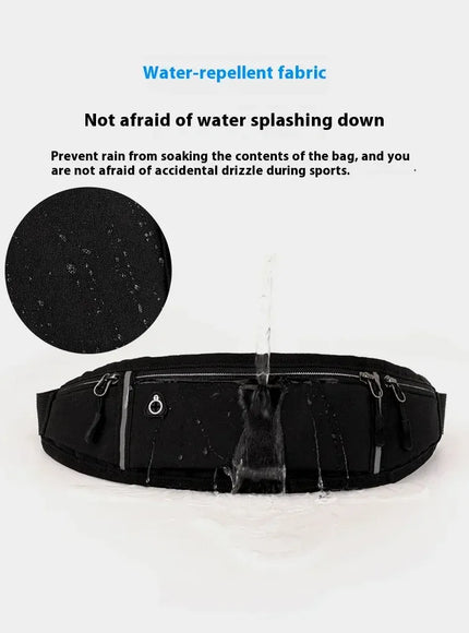 KissICON BLACK Waist Pack Sport Men Multifunctional Running Phone