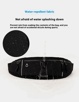 KissICON BLACK Waist Pack Sport Men Multifunctional Running Phone