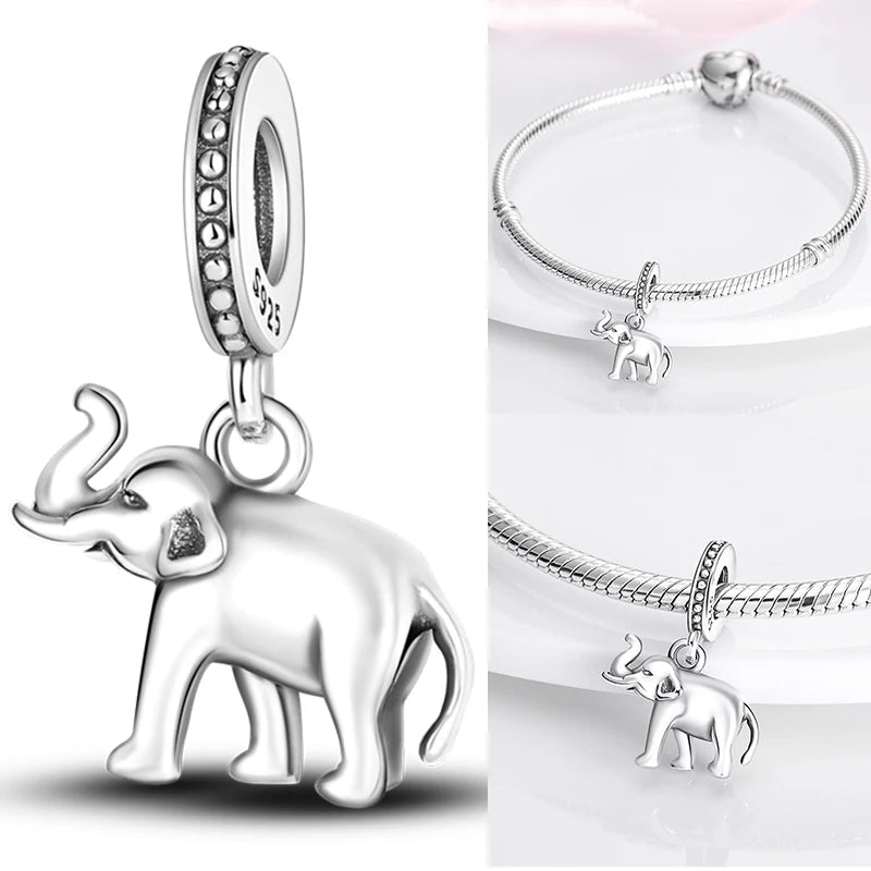 925 Sterling Silver Tree of Life Bead Luminous Firefly Dangle Butterfly Charms Fit Original Bracelet DIY Jewelry Gift for Women