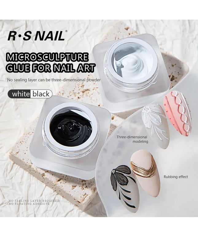KissICON KissIcon RS Nail Gel Polish 5ml Black White