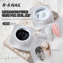 KissICON KissIcon RS Nail Gel Polish 5ml Black White