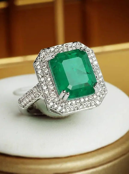 💋 Paraiba Zircon Ring Pink Blue Green - Luxury Jewelry