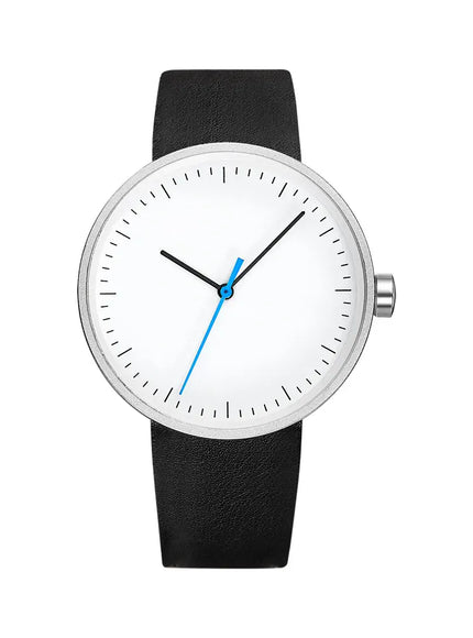 KissIcon UTHAI Couple Leather Strap Quartz Wristwatch Trendy