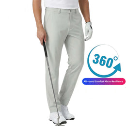 Men's Golf Pants, Summer Sweat-Absorbing Breathable Golf Trousers