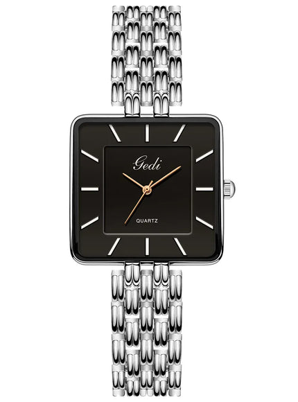 KissIcon Men Square Business Watch - Waterproof Stainless