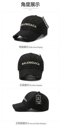 European and American new customers popular retro sunshade letter hat outdoor sports baseball cap men