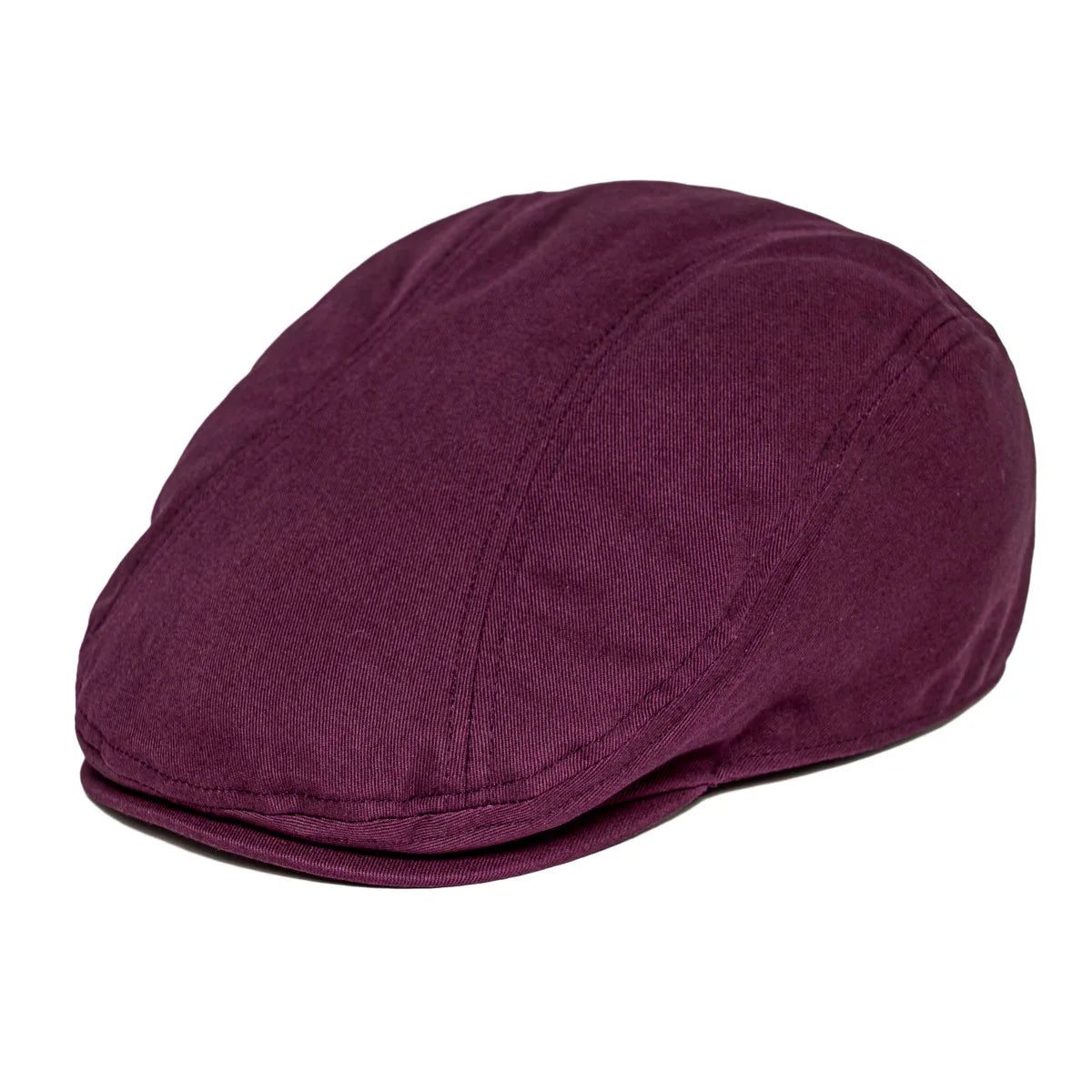 BOTVELA Men Classic Cotton Twill Newsboy Flat Hat Vintage Ivy Outdoor Driving Hat Fitted Cap