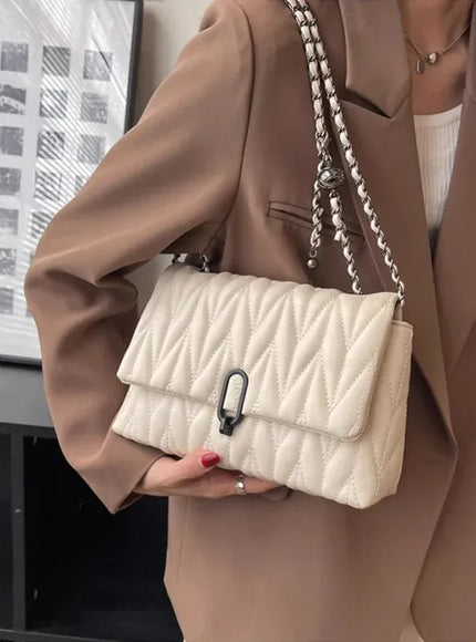 Full Grain Leather Crossbody – Parisian Petite Tweed