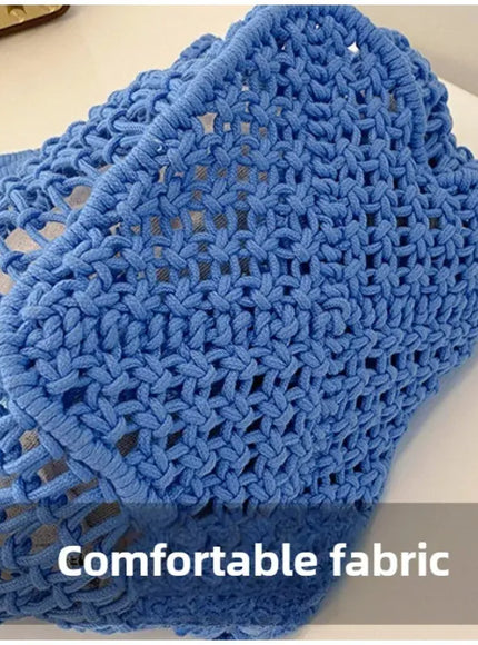 Hollow Inner Pocket Cotton Rope Seaside Beach