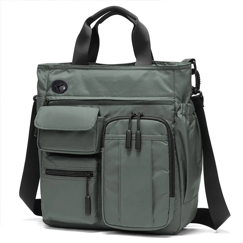 Mens Business Messenger Bag Laptop Shoulder Bag Multifunctional Computer Work Office Bag Waterproof Briefcases Travel Handbag