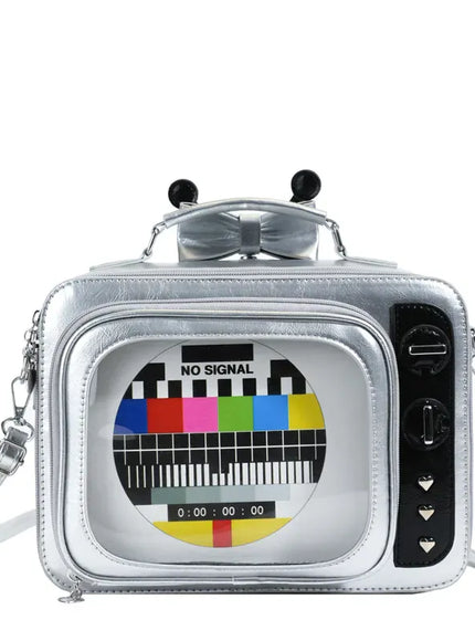 Cartoon Cute Handbags Funny Tv Transparent Square
