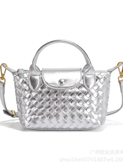 Woven Small Jiaozi Texture Popular Advanced Shoulder