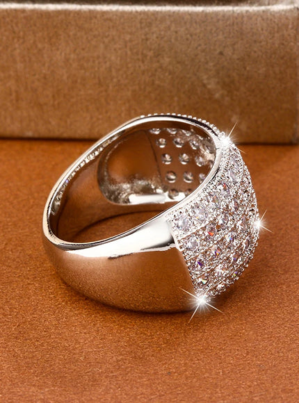KissIcon Fashion Light Luxury Zircon Ring - Bridal Shine