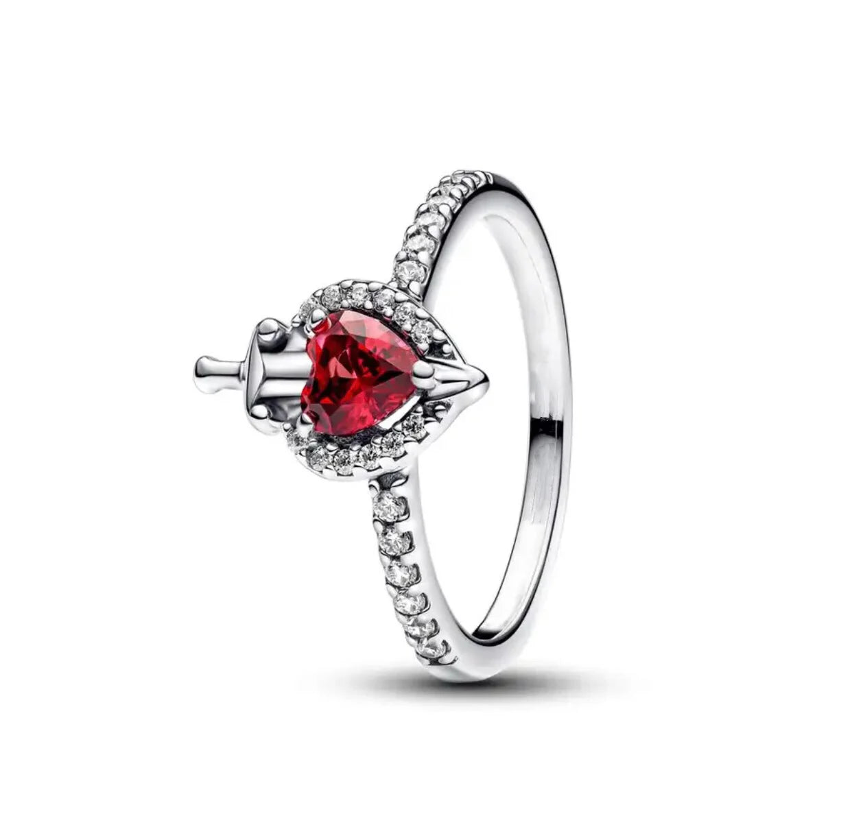 100%925 Pure Silver Disney Hot sale love bowknot ring suitable for women to wear Classic jewellery wedding Valentine's Day gift