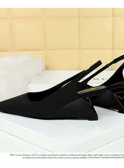 KissICON Fashion Simple Women Basic Shallow Mouth Pointed Toe