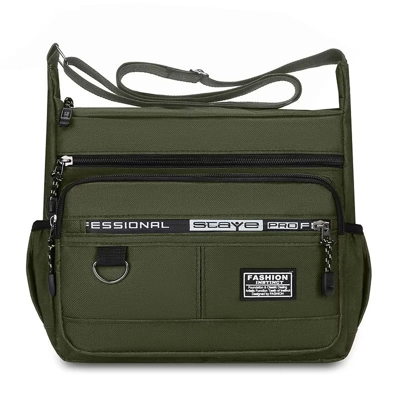 2026 Men's Messenger Bag Crossbody Shoulder Bags Men Small Sling Pack For Work Business Waterproof Oxford Packs Satchel Purse