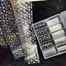 10Rolls Halloween  Christmas  Easter Nail Foils Transfer Paper  Nail Art Stickers   Decal  Nails Decoration