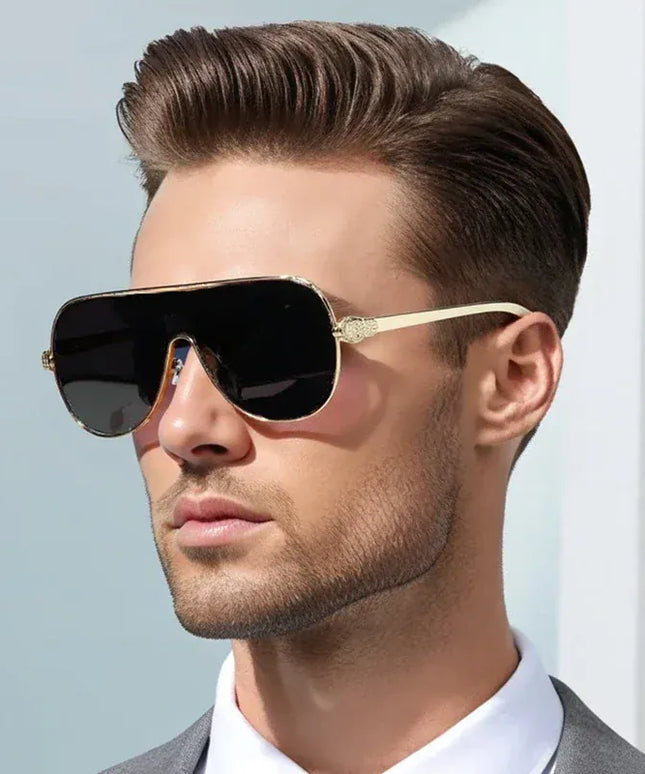 Dropshipman Oversized Snake Steampunk Sunglasses