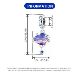 Original Charms Beads 925 Sterling Silver Zircon LOVE Winged Protect Heart Pendant For DIY Necklace Bracelet Fine Jewellery Gift