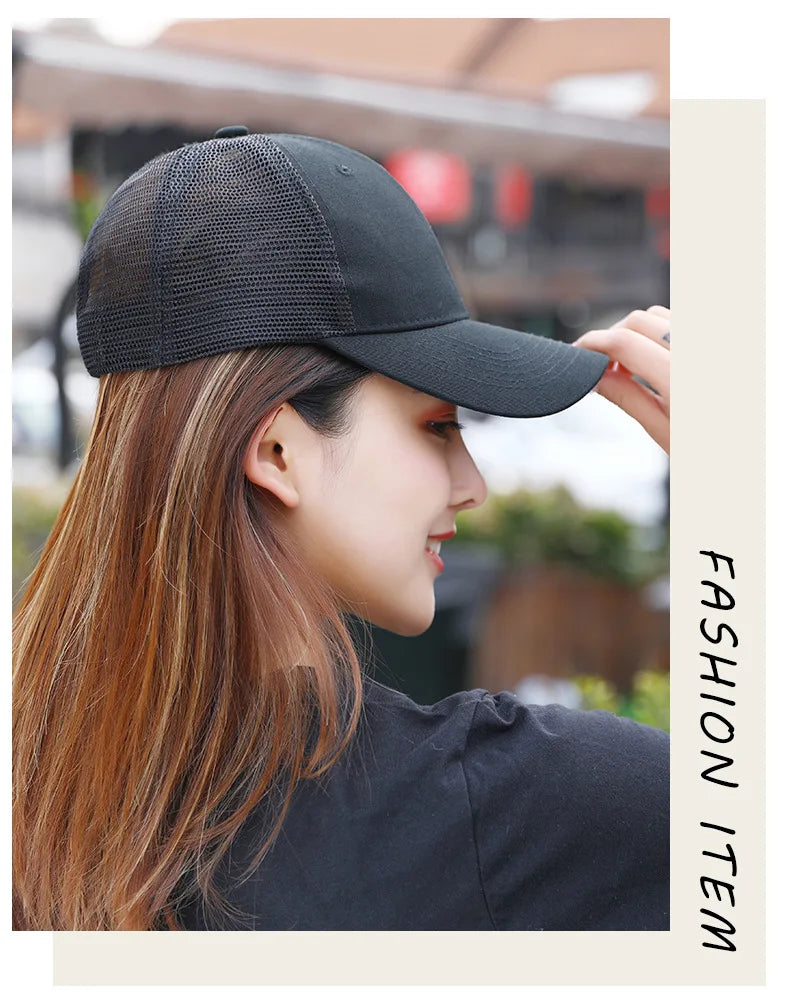Professional Custom Logo Printing Embroidery Design Mesh Cap Sunscreen Sun Visor Cap Casual Versatile Sun Hat Men Women Hats