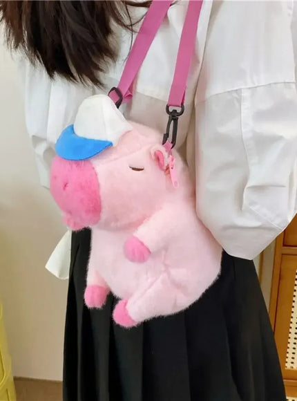Capybara Mochila Pel Cia Para Meninas Crossbody