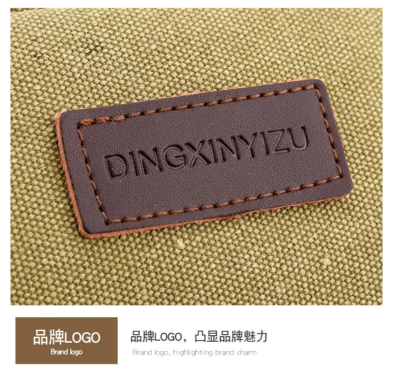 Small Mens Backpack Canvas Casual Backpacks for Men 2025 Mini Male School Bag Rucksack Man Multi-function Crossbody Bag Travel