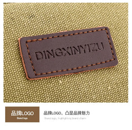 Small Mens Backpack Canvas Casual Backpacks for Men 2025 Mini Male School Bag Rucksack Man Multi-function Crossbody Bag Travel