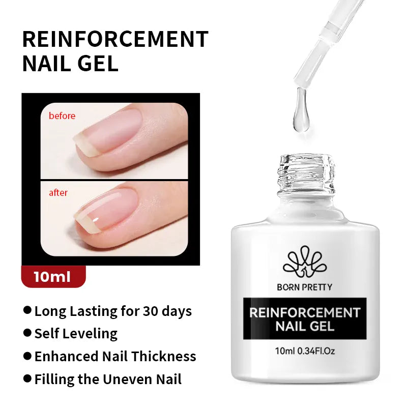 KissICON ReinforceGel-10ml KissIcon Born Pretty 6 In 1 Nail Glue