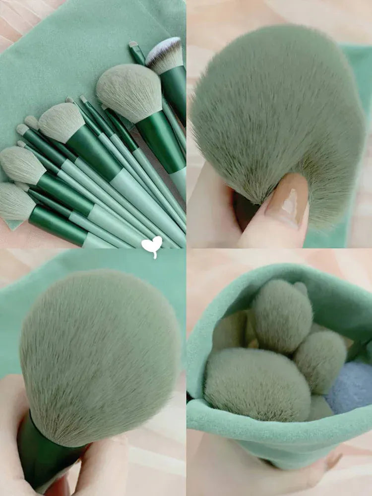 KissICON KissIcon 13 Piece Makeup Brushes Set - Soft
