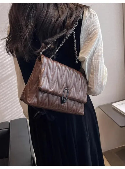 Full Grain Leather Crossbody – Parisian Petite Tweed