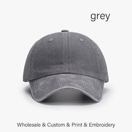 SLECKTON Custom Logo Retro Baseball Cap for Men and Women DIY Design Letter Embroidery Hat Customize Cap Graphic Print Wholesale