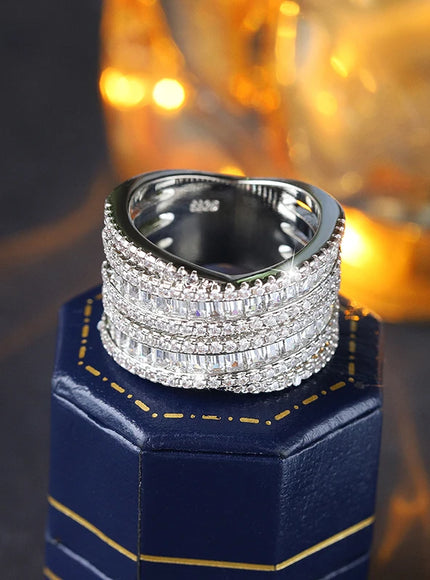 KissIcon CZ Engagement Ring For Women - Dainty Solitaire