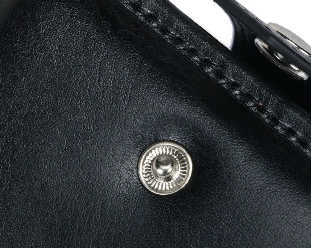 New Small Men's Leather Wallet With Coin Pocket Money Clip 5 Credit Card Slots A Metal Clamp ID Cash Holder Purse For Male