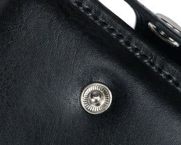 New Small Men's Leather Wallet With Coin Pocket Money Clip 5 Credit Card Slots A Metal Clamp ID Cash Holder Purse For Male